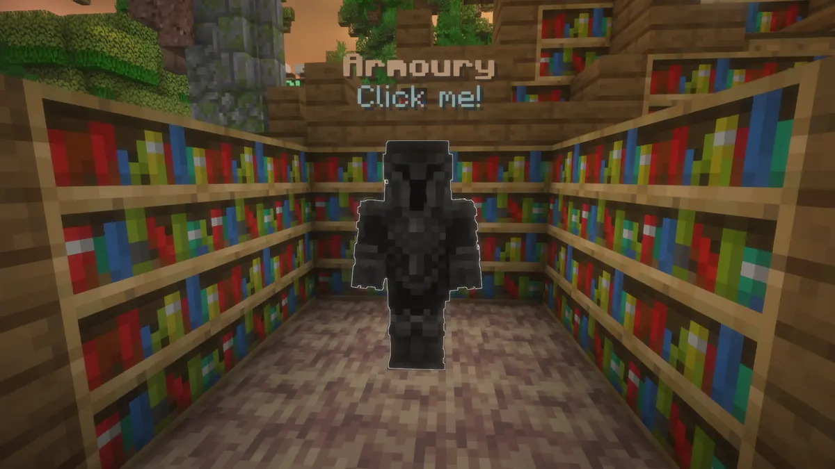 Inside the Armoury on OraclePvP, where enchant books are bought